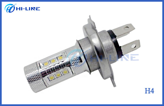 2X DC12V H4 80W 고성능 차 LED 안개등 전구 일 모는 것은 전구 램프 백색 6000k를 대체합니다