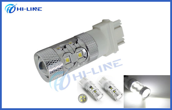 2 PC 크리사람 60W LED 전구 3157 3156 수퍼 브라이트 흰 자동차 안개 턴 브레이크 헤드 전구